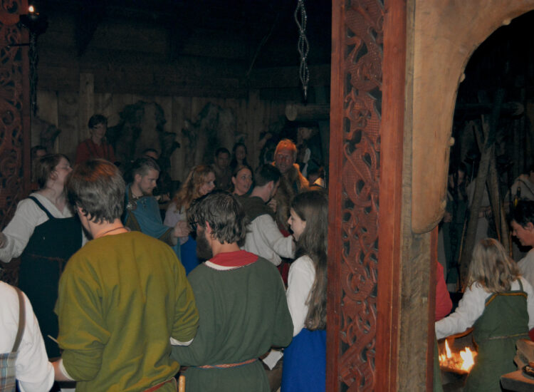 Inside the Lofoten longhouse