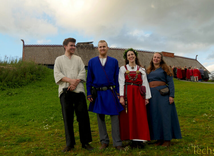 Viking wedding - Best man and bridesmaid