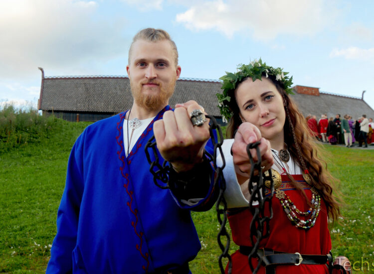 Viking wedding - Me and my husband