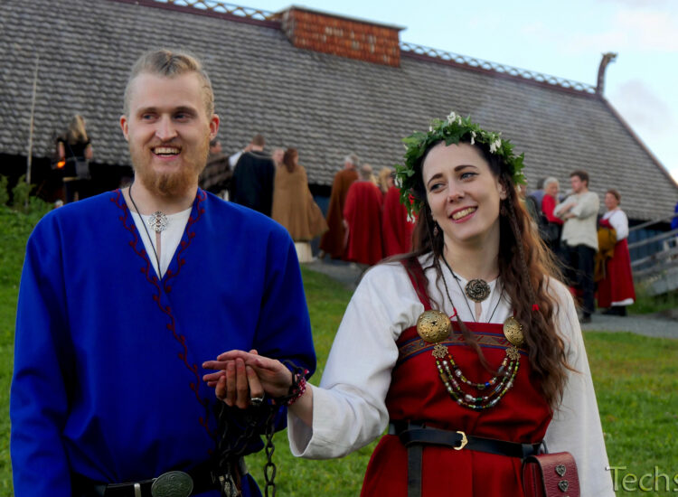 Viking wedding - Me and my husband