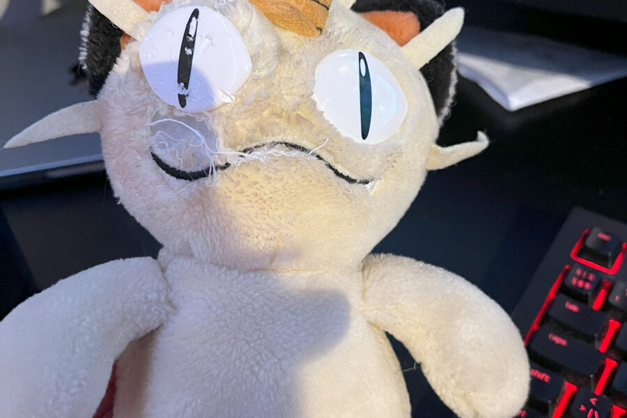Meowth got his face ruined