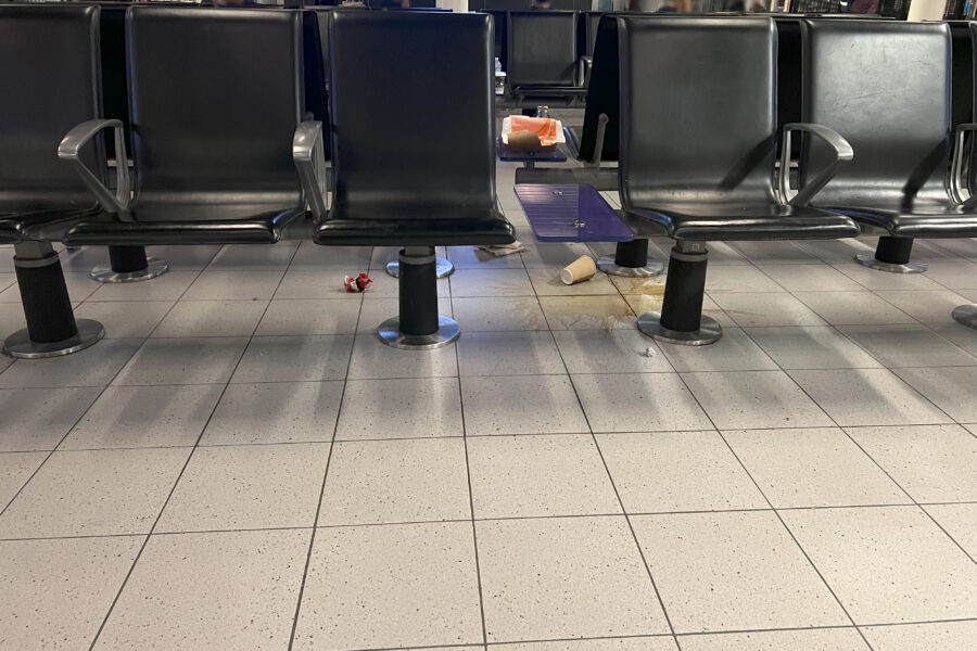 Et rot på flyplassen